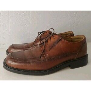 Dockers Pro Style 8M | Men's Brown Leather Derby Lace Up‎ Dress Shoes Preppy